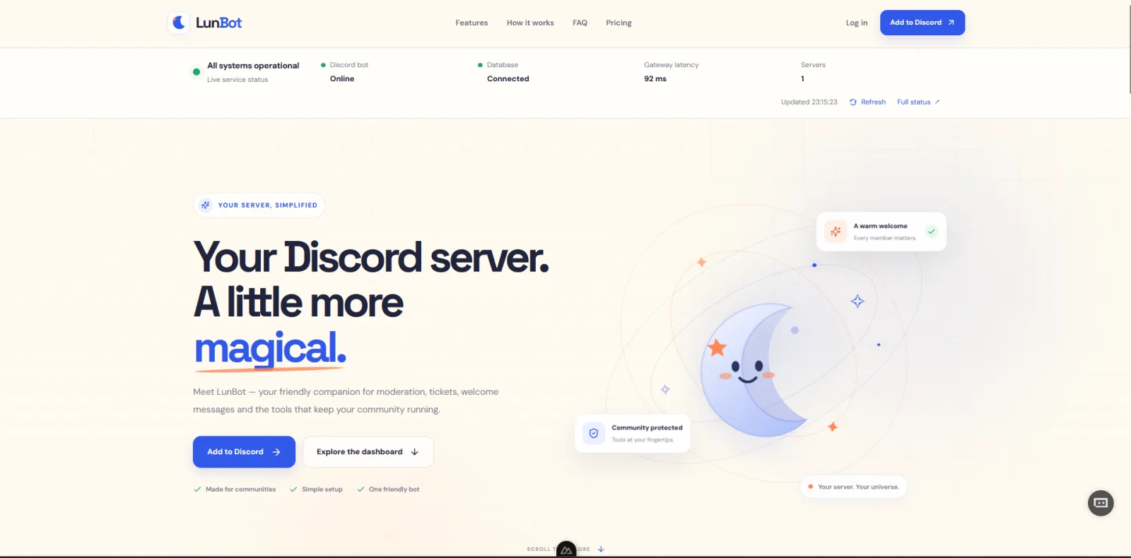 new website