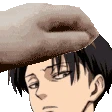 Levi_headpat
