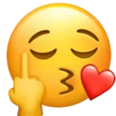 kissmiddlefinger